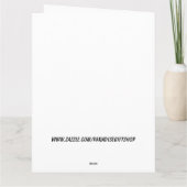 GINGER CAT SMILING HAPPY BIRTHDAY-Wenskaarten Kaart (Achterkant)