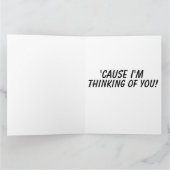 GINGER CAT SMILKING DENK VAN JULLIE Wenskaarten Kaart (Binnen)