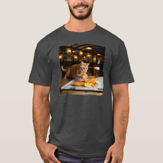 Ginger Cat steelt vis! T-shirt