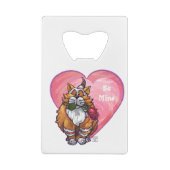Ginger Cat Valentijnsdag Creditkaart Flessenopener (Achterkant)