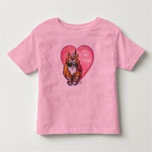 Ginger Cat Valentijnsdag Kinder Shirts