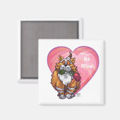 Ginger Cat Valentijnsdag Magneet (Voorkant / Achterkant)