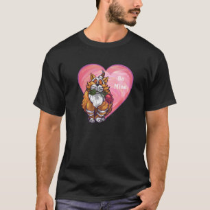 Ginger Cat Valentijnsdag T-shirt