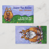 Ginger Cat Visitekaartje (Voorkant / Achterkant)