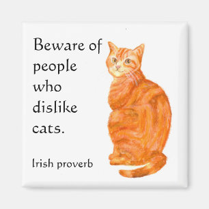 "Ginger Cat"-vriend Magnet