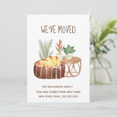 Ginger Cat We hebben een bewegende aankondiging (Staand voorkant)