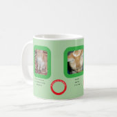 Ginger Cat Whimsical Christmas Classic Mok, 11 oz Koffiemok (Voorkant links)