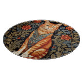 Ginger Cat William Morris geïnspireerd door bloeme Snijplank (Hoek)