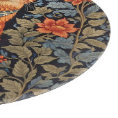 Ginger Cat William Morris geïnspireerd door bloeme Snijplank (Hoek)