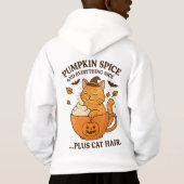Ginger Cat Witch - Schattige Halloween-ontwerp met (Achterkant)