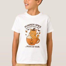 Ginger Cat Witch - Schattige Halloween-ontwerp met T-shirt