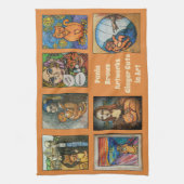 Ginger Cats in Art Theedoek (Verticaal)