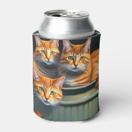 Ginger Cats Pot Planten, Koelbox Blikjeskoeler (Blikje Voorkant)
