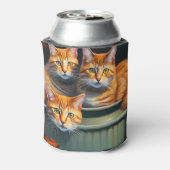 Ginger Cats Pot Planten, Koelbox Blikjeskoeler (Blikje Achterkant)