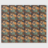 Ginger Cats Pot-Planten, verpakkingspapier Cadeaupapier (Vlak)