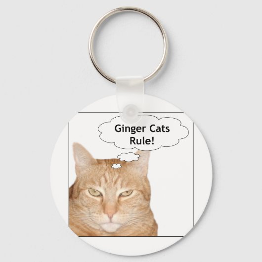 Ginger Cats Rule! Sleutelhanger (Voorkant)