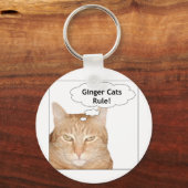 Ginger Cats Rule! Sleutelhanger (Voorkant)