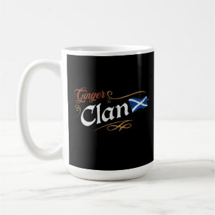 Ginger Clan Schotse Vlag Funny Rosshaar Erfgoed Koffiemok