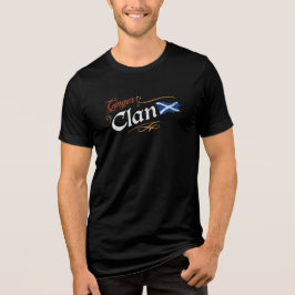 Ginger Clan Schotse Vlag Funny Rosshaar Erfgoed Tri-Blend Shirt