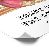 Ginger COOKIES MET COCOA - Bedankt voor uw komst Poster (Hoek)