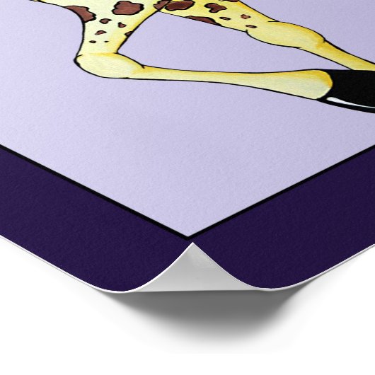 Ginger de Giraf Poster (Hoek)