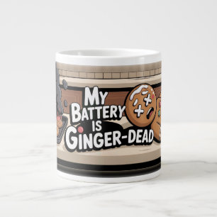 Ginger-Dode Batterij Grote Koffiekop
