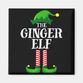 Ginger Elf Matching Family Group Christmas Party P Magneet (Voorkant)