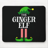 Ginger Elf Matching Family Group Christmas Party P Muismat (Voorkant)