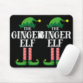 Ginger Elf Matching Family Group kerstparty P Muismat (Met muis)