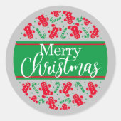 Ginger en Canes Classic Ronde Sticker (Voorkant)