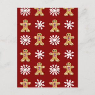 Ginger en sneeuw briefkaart