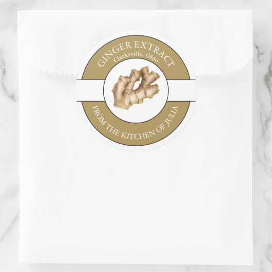 Ginger Extract Label (Tas)