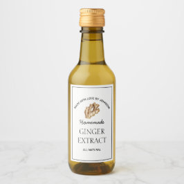 Ginger Extract Label Wijn Etiket