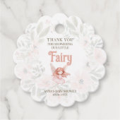 Ginger Fairy Baby shower Bedankt Bedankjes Labels (Voorkant)