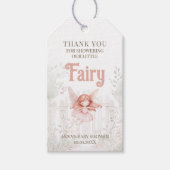 Ginger Fairy Baby shower Bedankt Cadeaulabel (Voorkant)