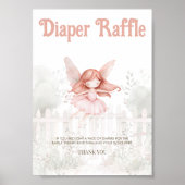 Ginger Fairy Baby shower Luier Raffle Tafelteken Poster (Voorkant)