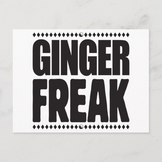 Ginger Freak Briefkaart (Voorkant)