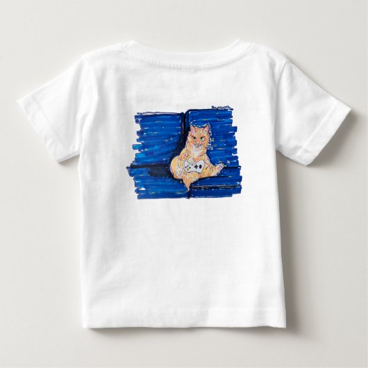 Ginger Gamer Cat (Achterkant)