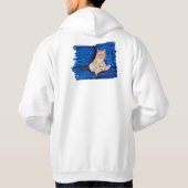 Ginger Gamer Cat Hoodie (Achterkant)