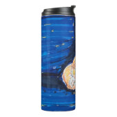 Ginger Gamer Cat Thermosbeker (Gedraaid links)