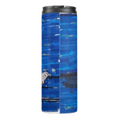 Ginger Gamer Cat Thermosbeker (Achterkant)