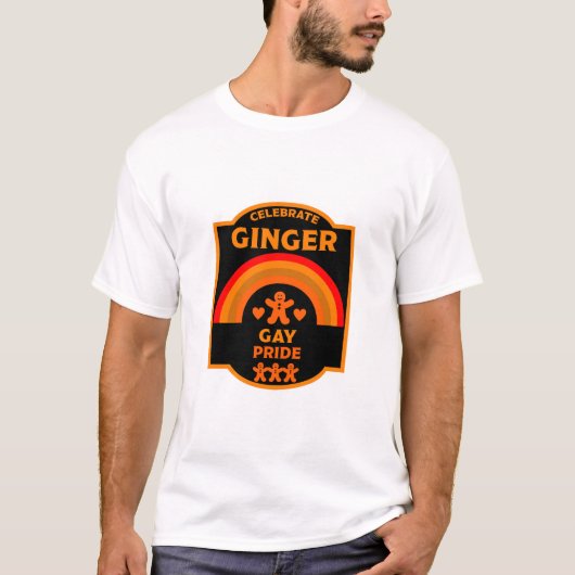 Ginger Gay Pride T-shirt (Voorkant)