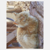 Ginger George Fleece Deken (Voorkant)