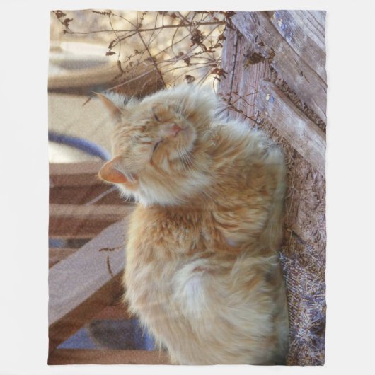 Ginger George Fleece Deken (Voorkant)