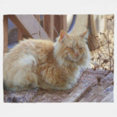 Ginger George Fleece Deken (Voorkant (Horizontaal))