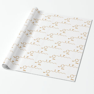 Ginger Gingerol Molecule Chemical Formule Cadeaupapier