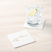 Ginger Gingerol Molecule Chemical Formule Kartonnen Onderzetters (Insitu)