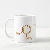 Ginger Gingerol Molecule Chemical Formule Koffiemok (Links)