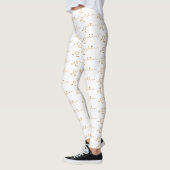 Ginger Gingerol Molecule Chemical Formule Leggings (Links)