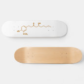 Ginger Gingerol Molecule Chemical Formule Persoonlijk Skateboard (Horizontaal)